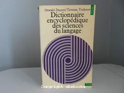 Dictionnaire encyclopédique des sciences du langage