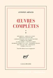 Oeuvres complètes I