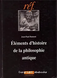 Eléments d'histoire de la philosophie antique