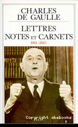 Lettres, notes et carnets. [9], Janvier 1961-Décembre 1963