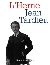 Cahier de L'Herne : Jean Tardieu