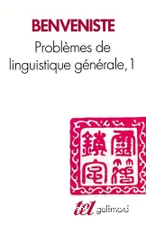 Problèmes de linguistique générale, 1