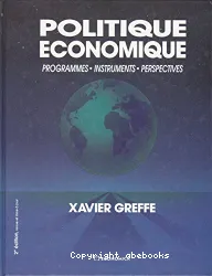 Politique économique: programmes, instruments, perspectives