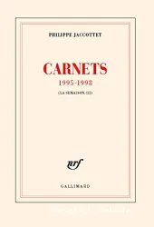 Carnets 1995-1998