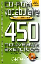 Vocabulaire : 450 nouveaux exercices : niveau intermédiaire : CD-ROM