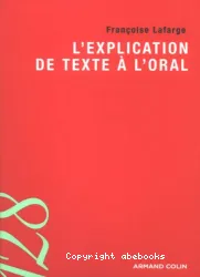 L'Explication de texte à l'oral
